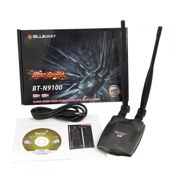 Quebra de senha Wireless USB 2.0 Blueway BT- N9100 Beini