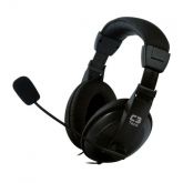 Fone de Ouvido Headset com Microfone C3Tech Preto