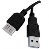 Cabo USB A (macho) para A (fêmea) 2.0 - 1,0m