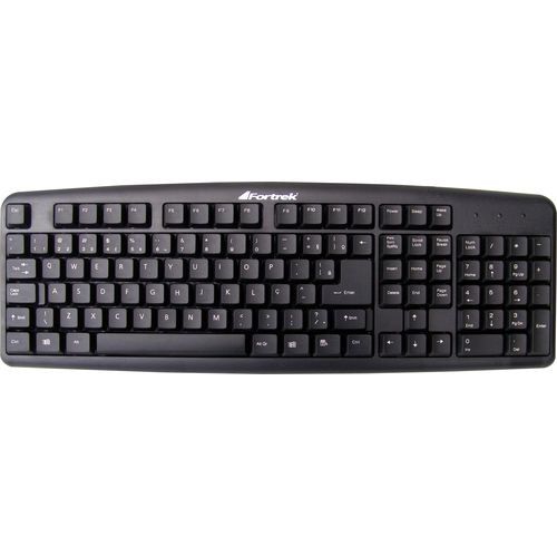 Teclado Standard SK101BK ABNT2 PS2 Preto