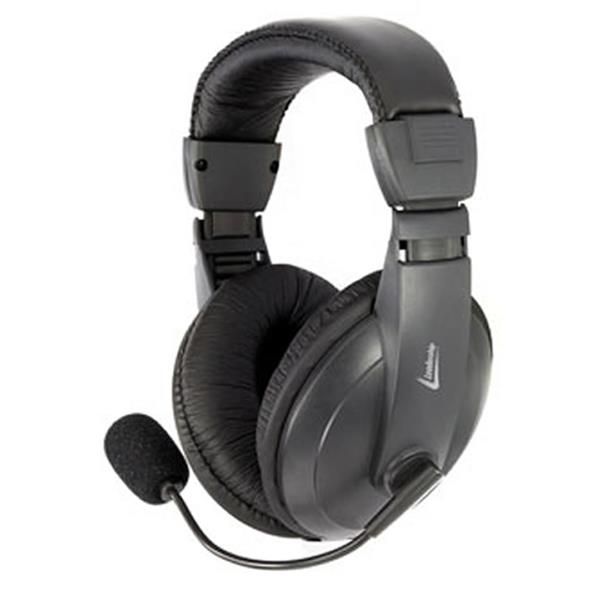 Fone de Ouvido Headset com Microfone Leadership/lite Preto