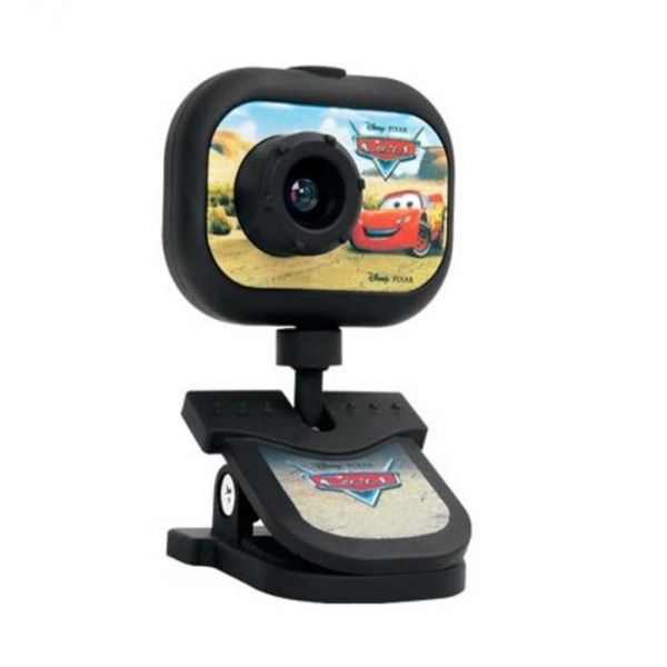 Webcam Clone 2MP 10026 Carros Disney Preto