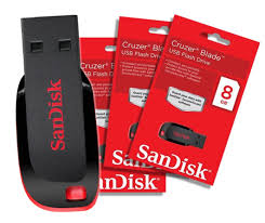 Pen Drive 8GB - Sandisk - Cruzer Blade