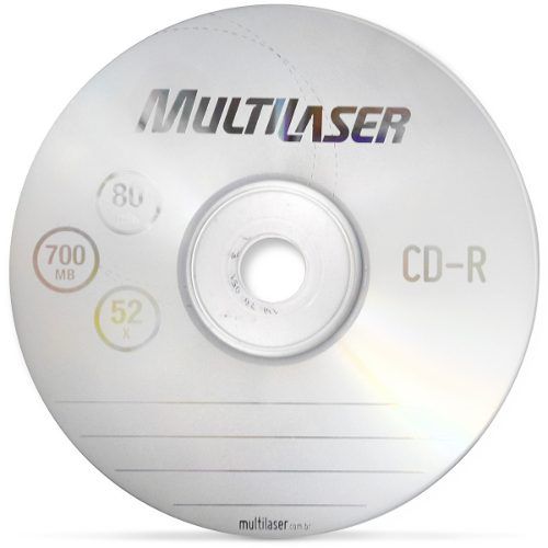 Cd Virgem Multilaser Lightcribe Laser 700mb 80min (Vl Unid.)