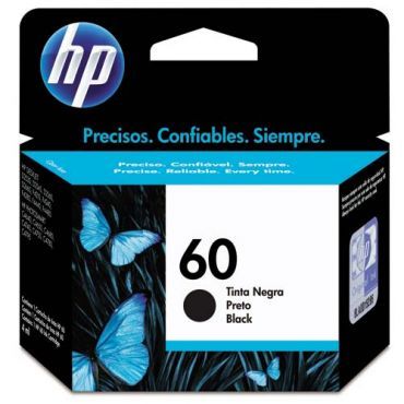 Cartucho de Tinta Preto, HP60, CC640WB - HP