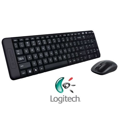 Kit Mouse E Teclado Sem Fio Mk220 Preto 2,4ghz - Logitech