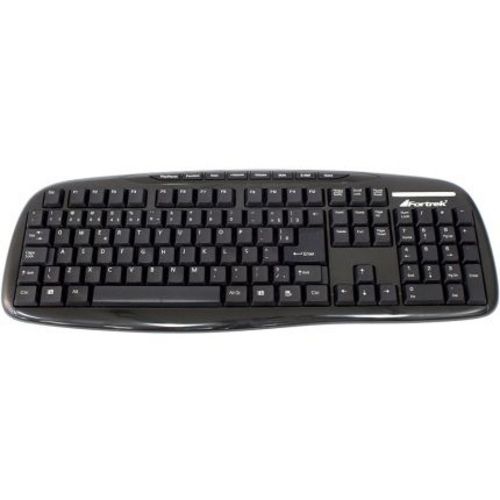 Teclado Multimídia Usb Abnt2 107 Teclas Preto Mk101 Fortrek